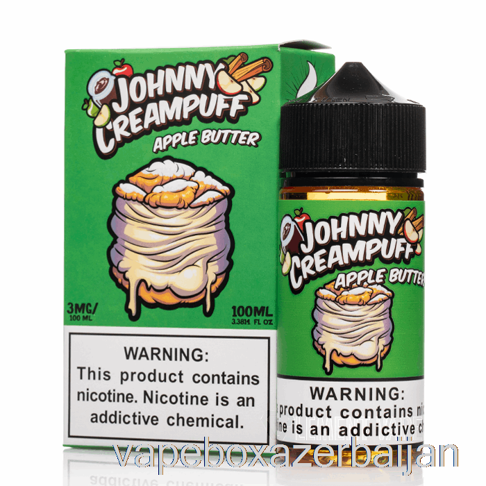 E-Juice Vape Apple Butter - Johnny Creampuff - 100mL 0mg